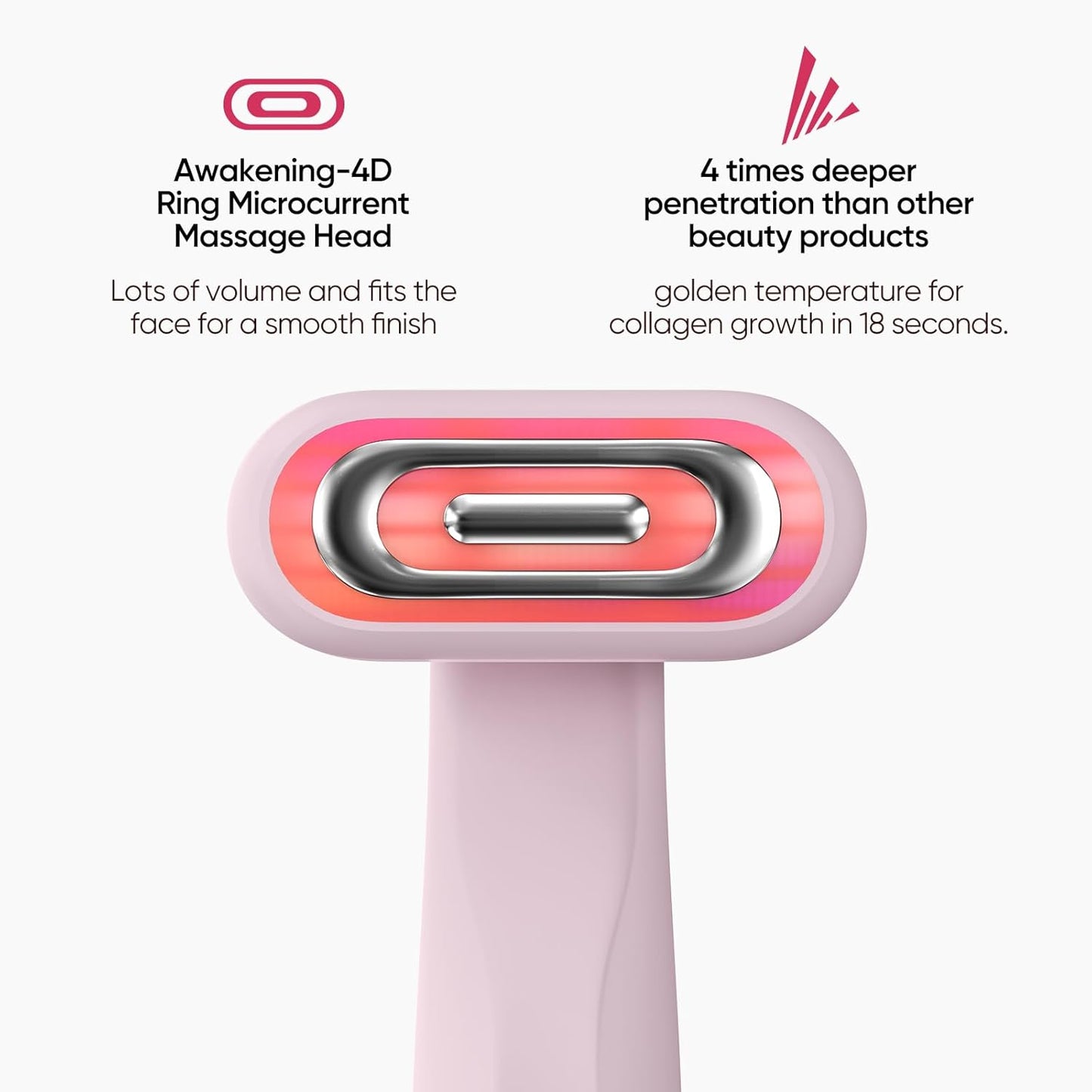 , Home Radiant Renewal Facial Wand, LED Light Therapy Wand for Face Lift, Firm, Anti-Aging Wrinkle, Rejuvenation, Gift Set for Women